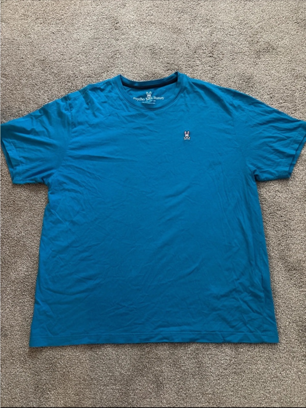 Psycho Bunny Teal Crew Neck Short Sleeve Tee